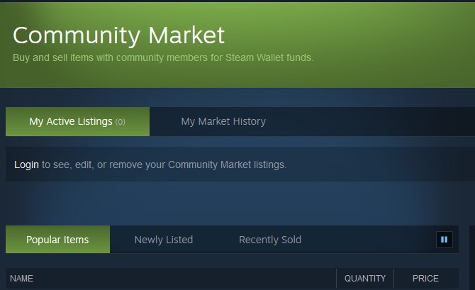 Steam Market – A guide for new users